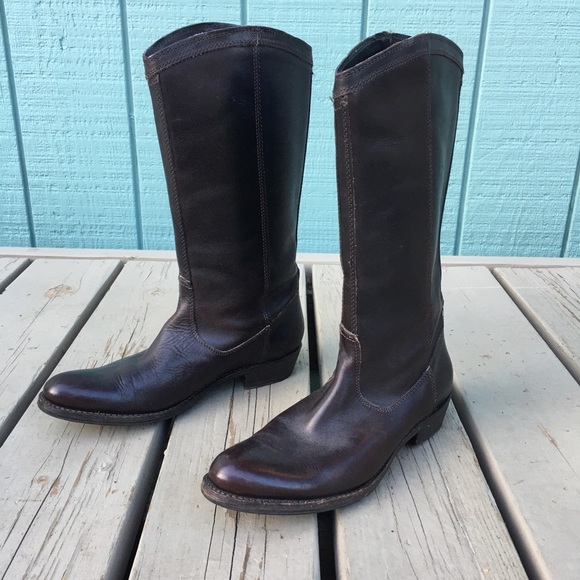 Frye Campus stitching boot burnt red - Picture 8 of 14